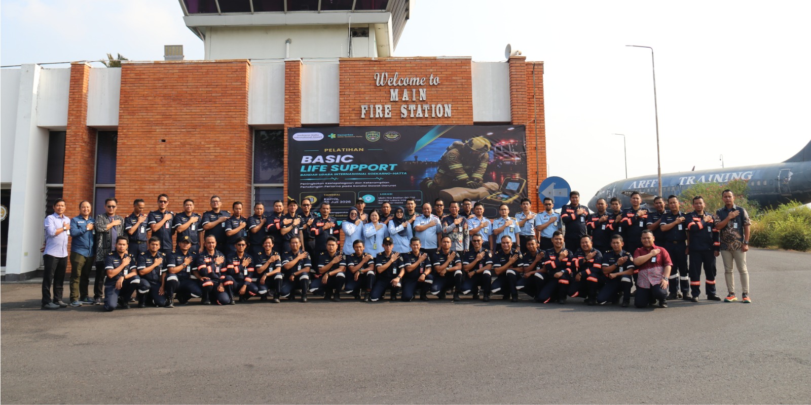 BBKK SOEKARNO-HATTA BERIKAN PELATIHAN BASIC LIFE SUPPORT DAN PENANGANAN TRAUMA BAGI PETUGAS PKPPK BANDARA INTERNASIONAL SOEKARNO-HATTA
