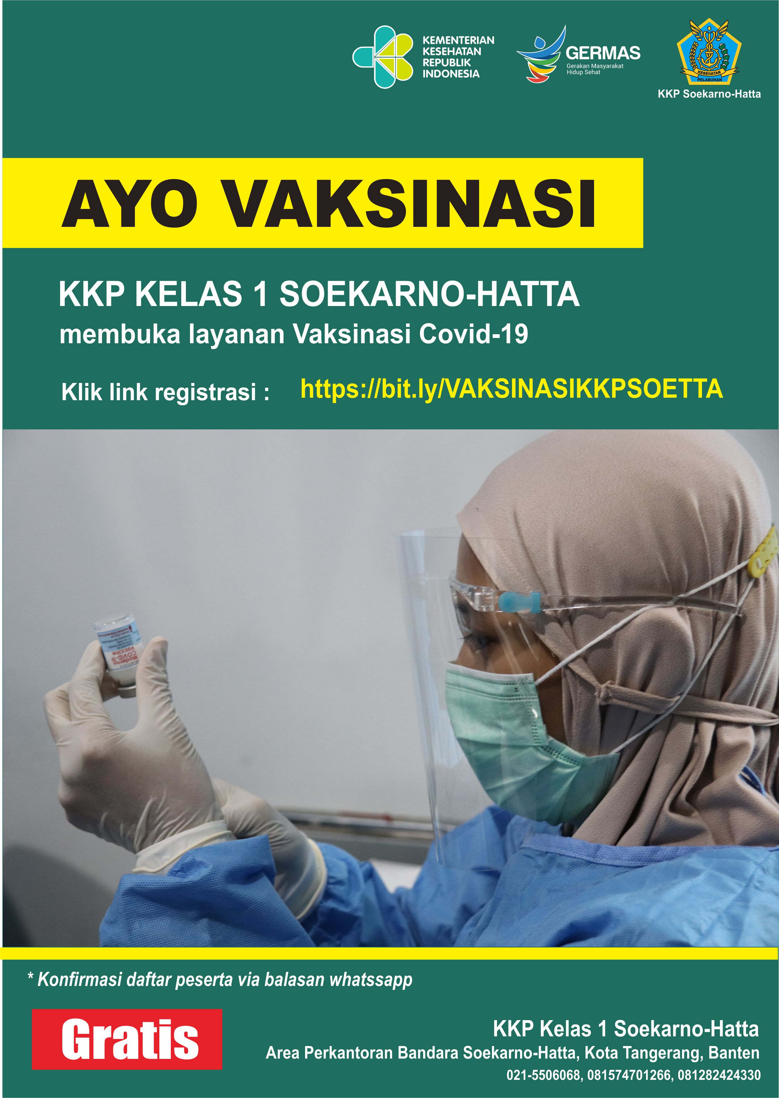 VAKSINASI COVID-19 DI KKP KELAS 1 SOEKARNO-HATTA