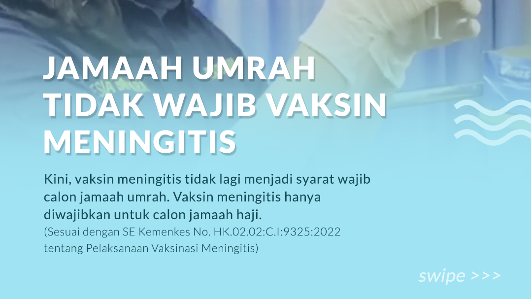 Update! Jamaah Umrah Kini Tidak Wajib Vaksin Meningitis