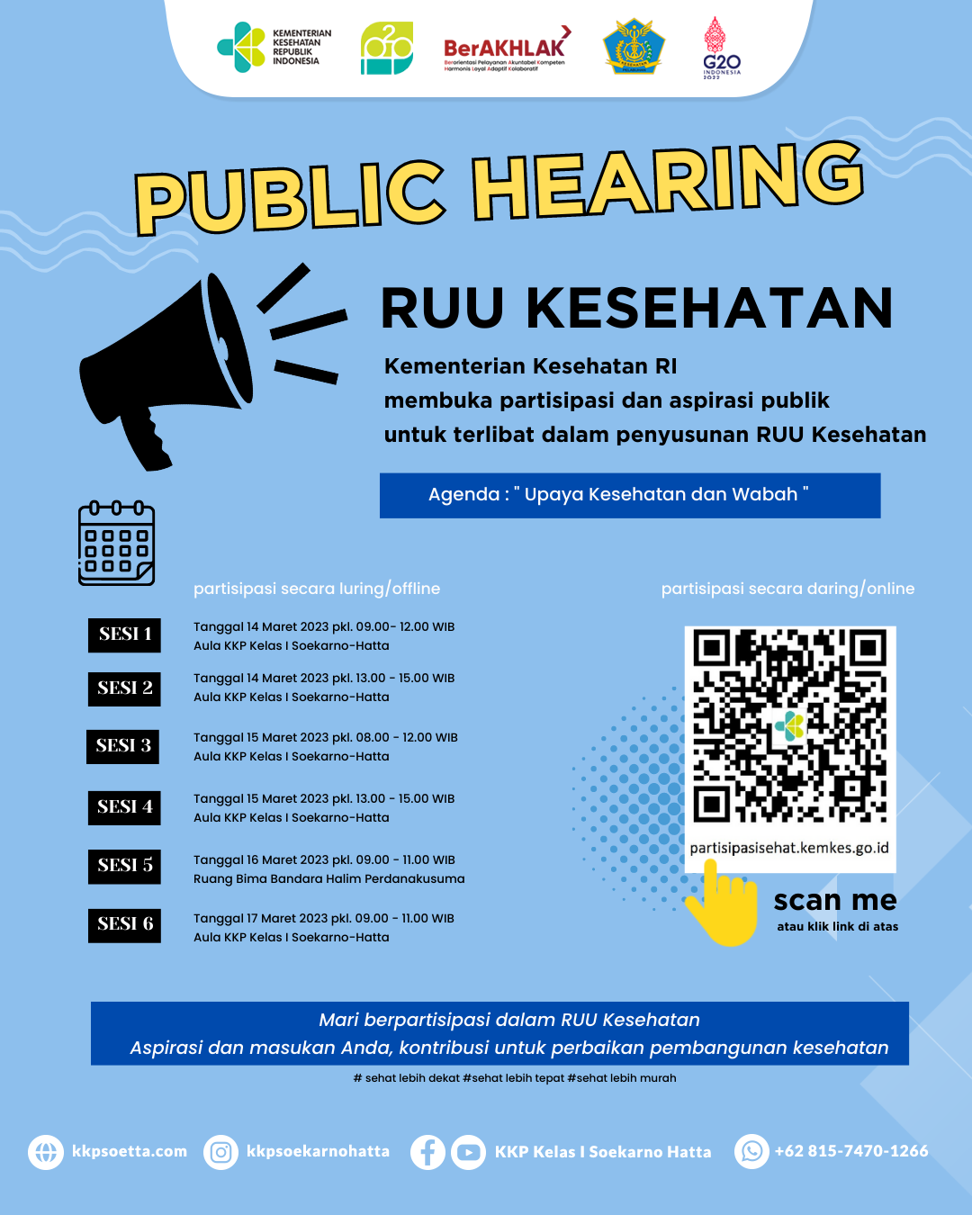 PUBLIC HEARING RANCANGAN UNDANG-UNDANG (RUU) KESEHATAN