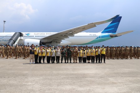 PENGAWASAN KEDATANGAN PASUKAN GARUDA